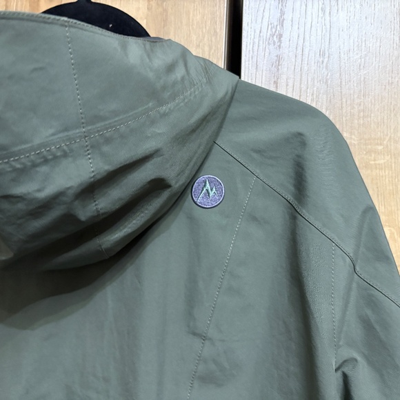 Marmot Green Rain Coat Jacket Essential Gore-Tex Women Size XL Waterproof $230 - Picture 11 of 16